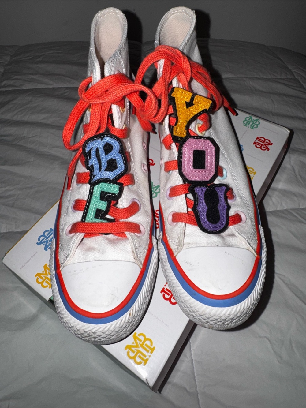 Millie Bobby Brown Edition- Converse High-Top Sneakers Great Condition Size 5.5